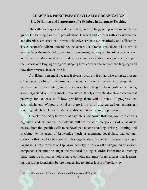 PRINCIPLES OF SYLLABUS ORGANIZATION IN FOREIGN LANGUAGE TEACHING 5