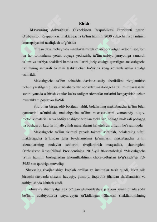Oilada huquqiy tarbiyani tashkil etish 2