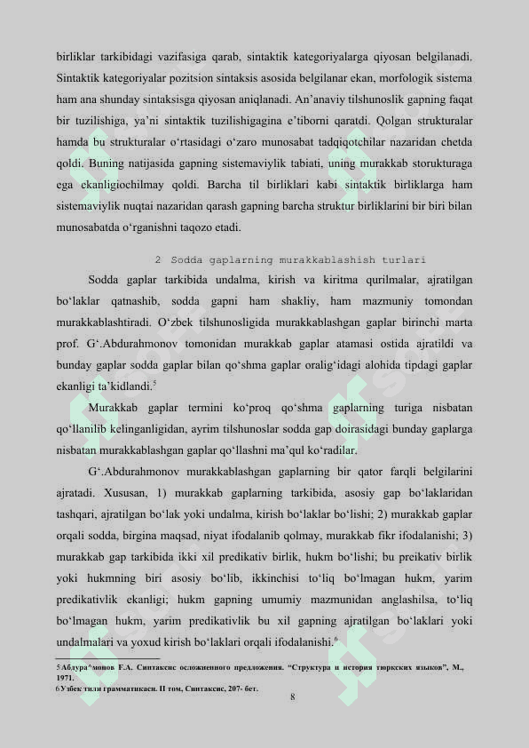 SODDA GAPLARNING MURAKKABLASHUVI 8