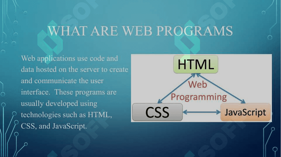 Web programs 4