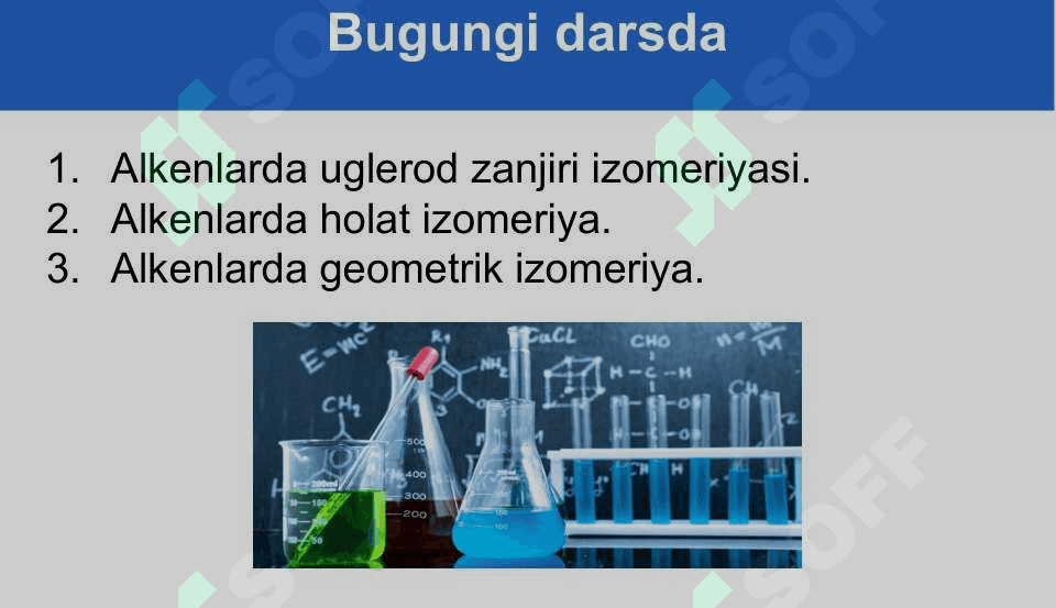 Alkenlarning izomeriyasi va olinishi 2