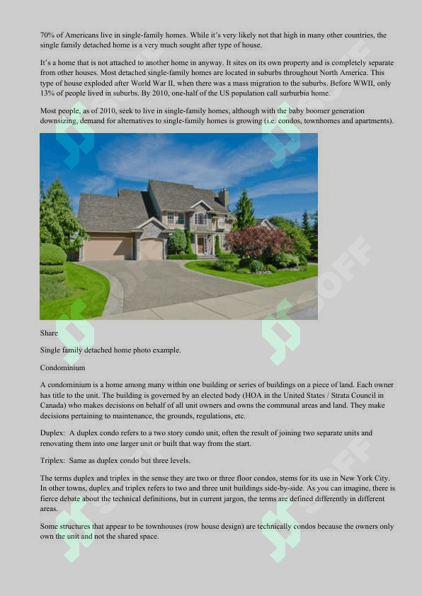 TYPES OF HOMES 3