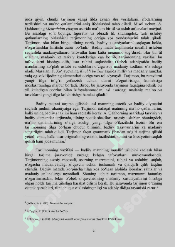 Badiiy matn tarjiimasida muallif uslubini saqlash muammosi MAQOLA.docx 3