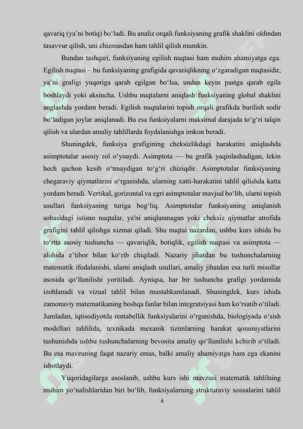 Funksiya grafigining asimptotalari 6