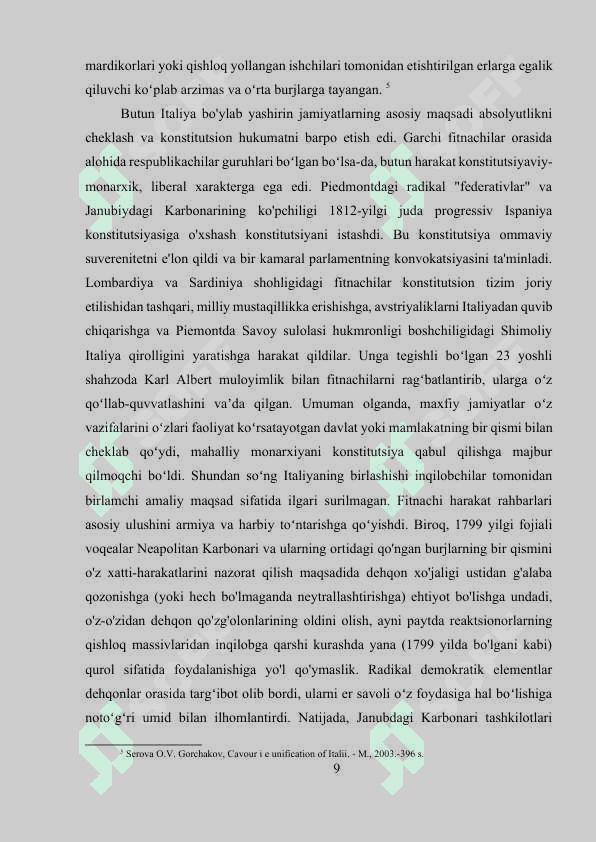 ITALIYA 18 ASR OXIRI 19 ASR BOSHLARIDA 8