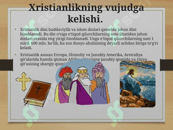 O‘zbekistonda xristian dinining tarixi va hozirgi zamon.pptx 3