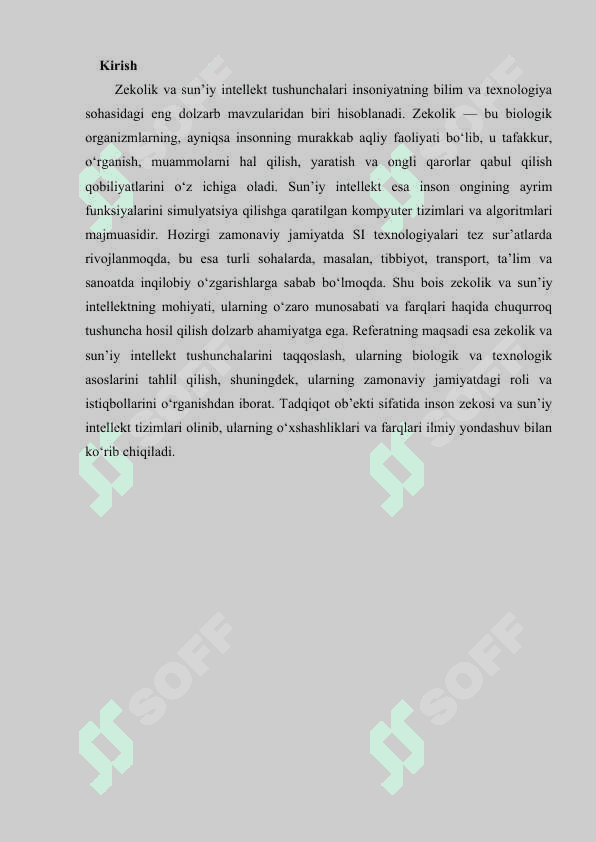 Zekolik va sun’iy intellekt o‘rtasidagi farqlar mustaqil ish.docx 2