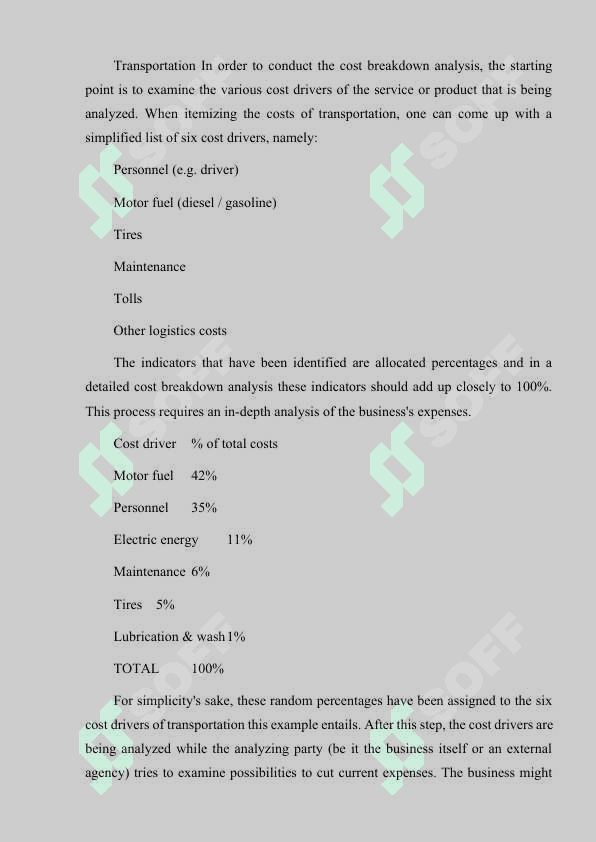 BUSINESS COSTS. CUTTING COSTS 4