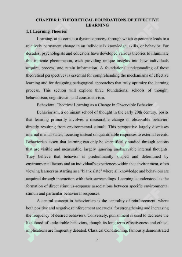 Effective learning 5