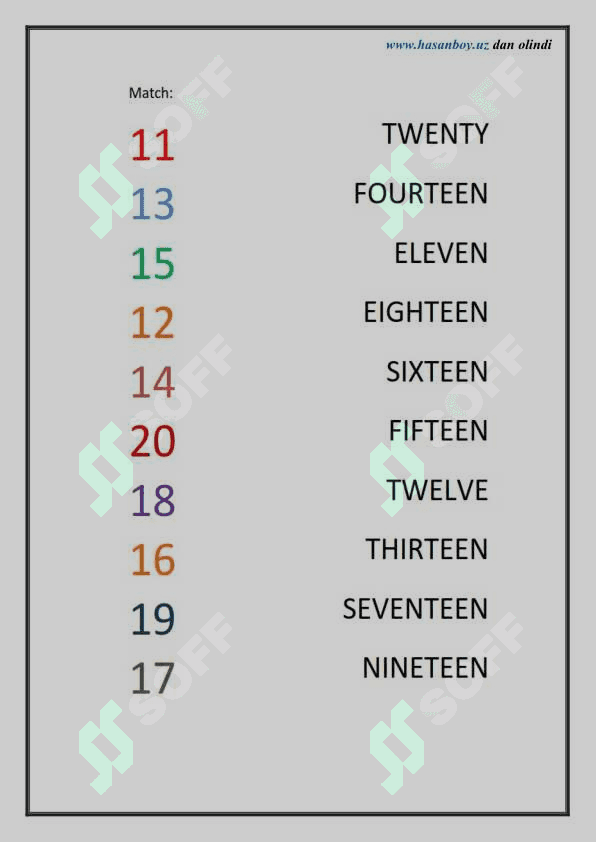 Eleven,twelve… 8
