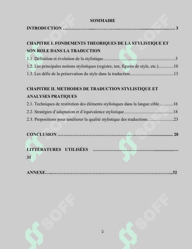 Stylistique et Traduction 2