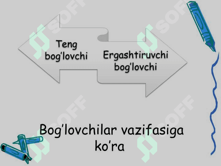Bog’lovchilar 4