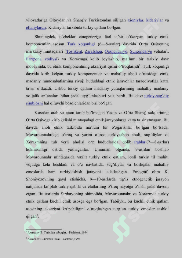 OʻZBEK ETNIK NOMI KELIB CHIQISHI TARIXI XUSUSIDA 6