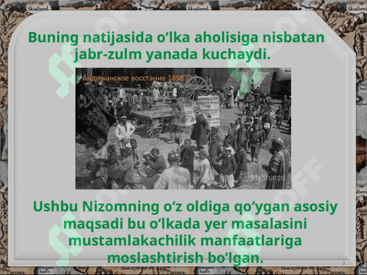 9 sinf O'zbekiston tarixi Andijon qo'zg'oloni 3