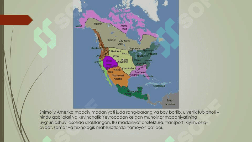 Shimoliy amerika moddiy madaniyati 3