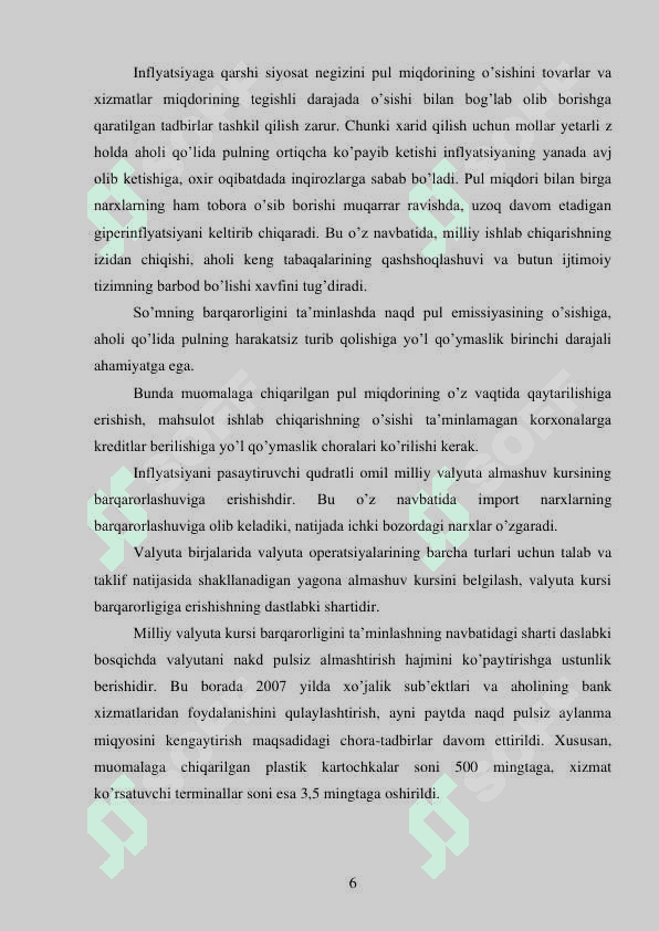 Valuta kursi 6