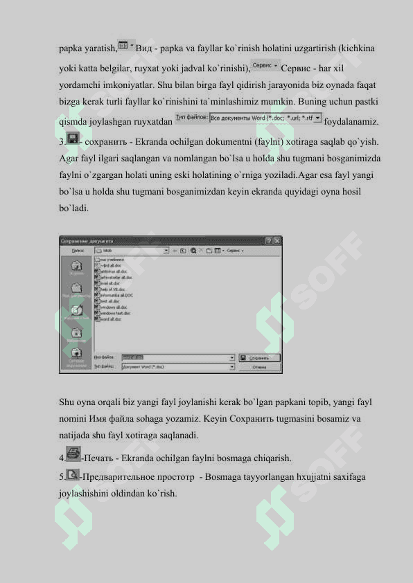 MS Word dasturida hujjatlarni tahrirlash va formatlash. 5