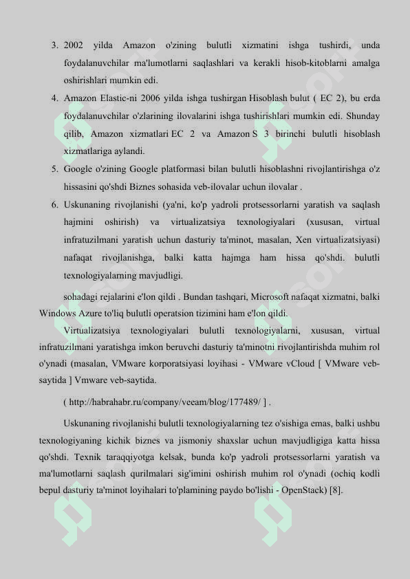 Ma’lumotlarni bulutda saqlash platformalari bilan ishlash 7