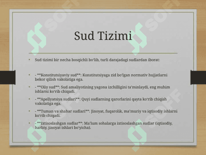 Sud Hokimiyati Tizimi 3