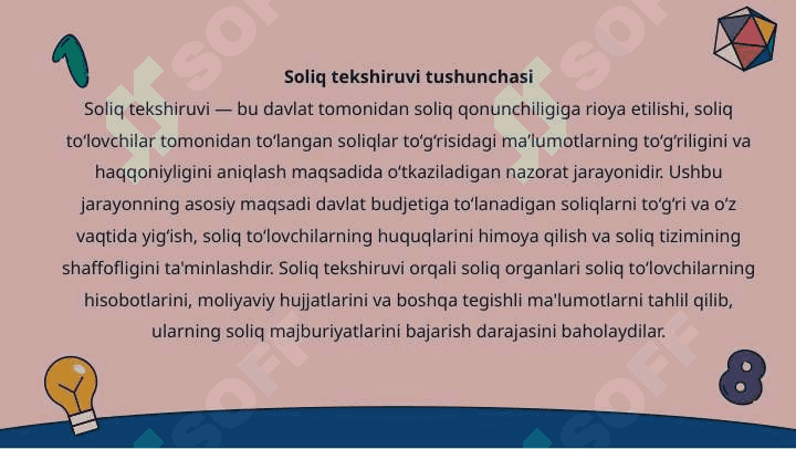Soliq to`lovi shakllari 3