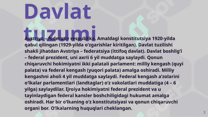 Avstriya iqtisodiyoti 3