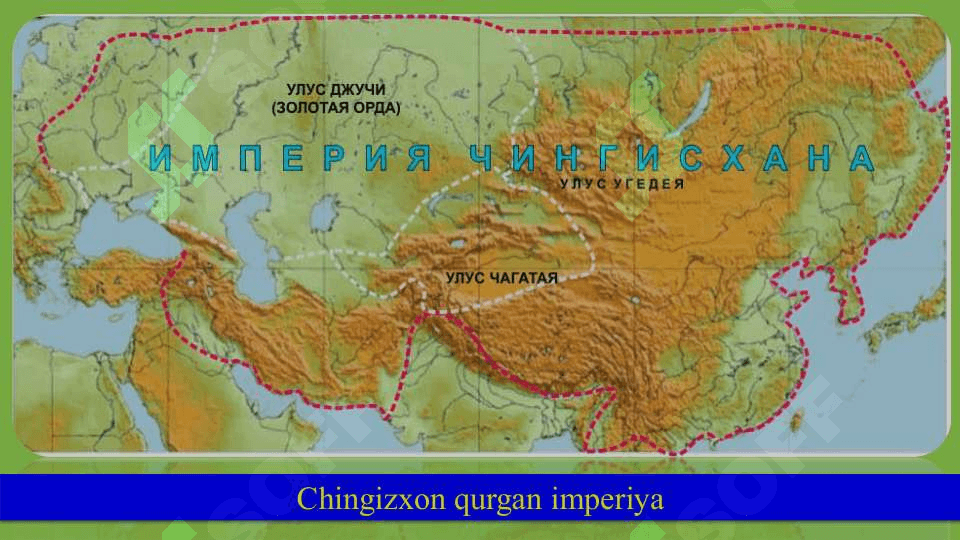 Markaziy Osiyo Chig`atoy ulusi tarkibida 2