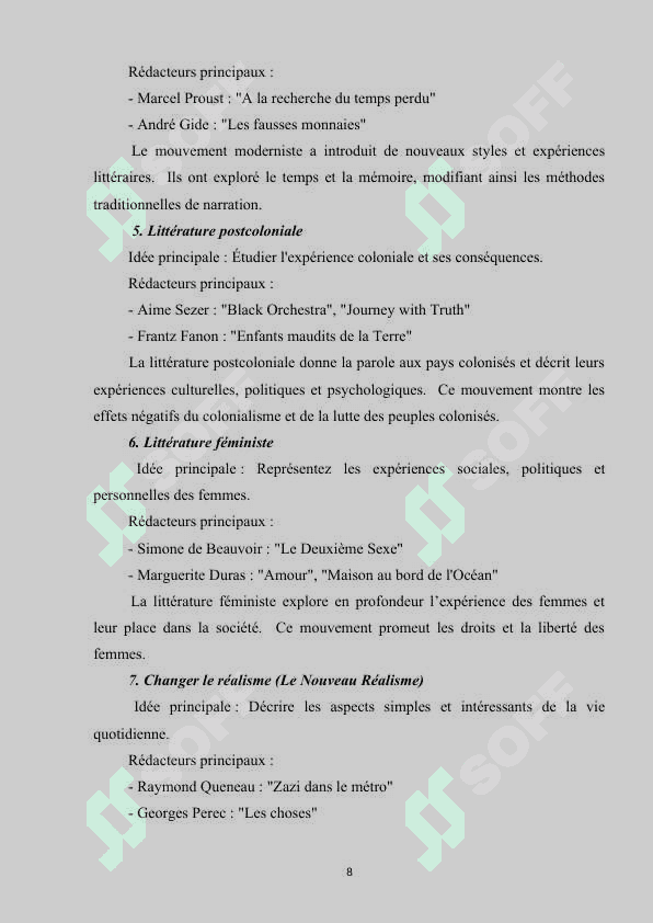 Patrick Modiano et son œuvre 8