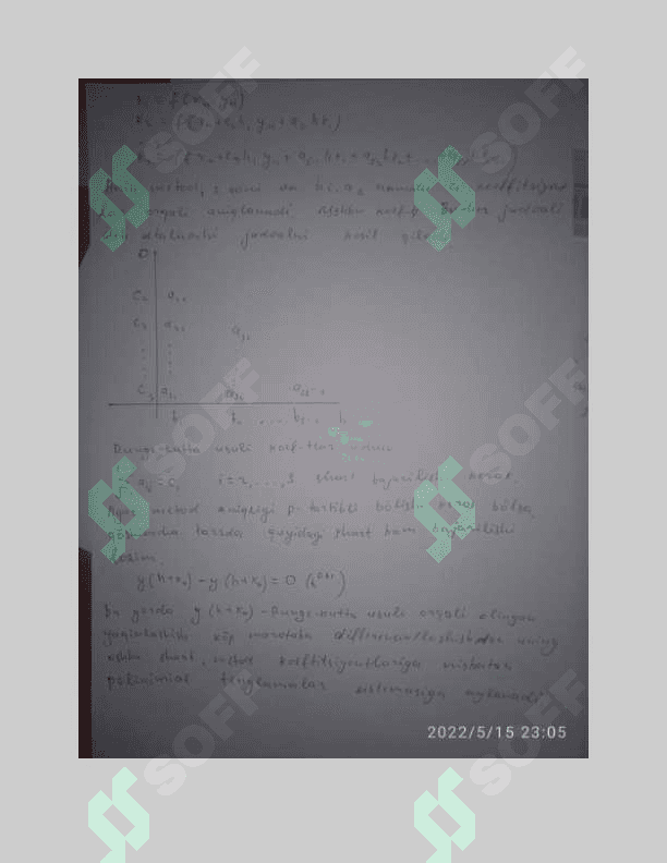 Diferensial tenglamalar deadline 3