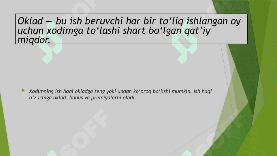 Mehnat va unga haq to’lash hisobi tahlili 5