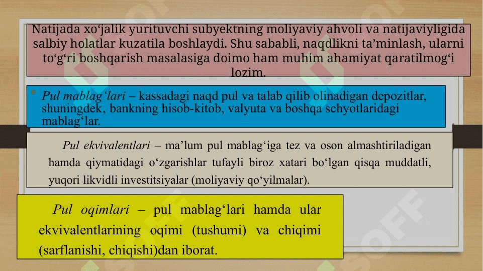 Pul mablag’lari hisobi 3