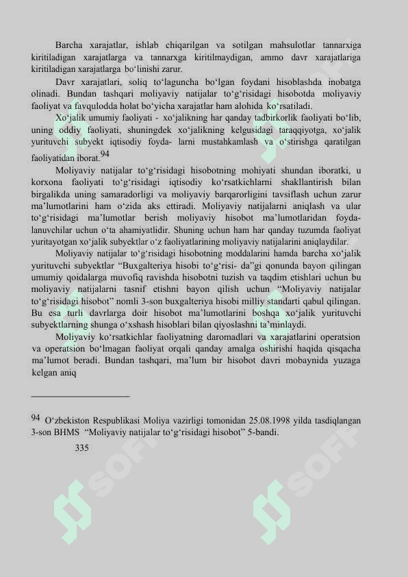 MOLIYAVIY NATIJALAR HISOBI 6