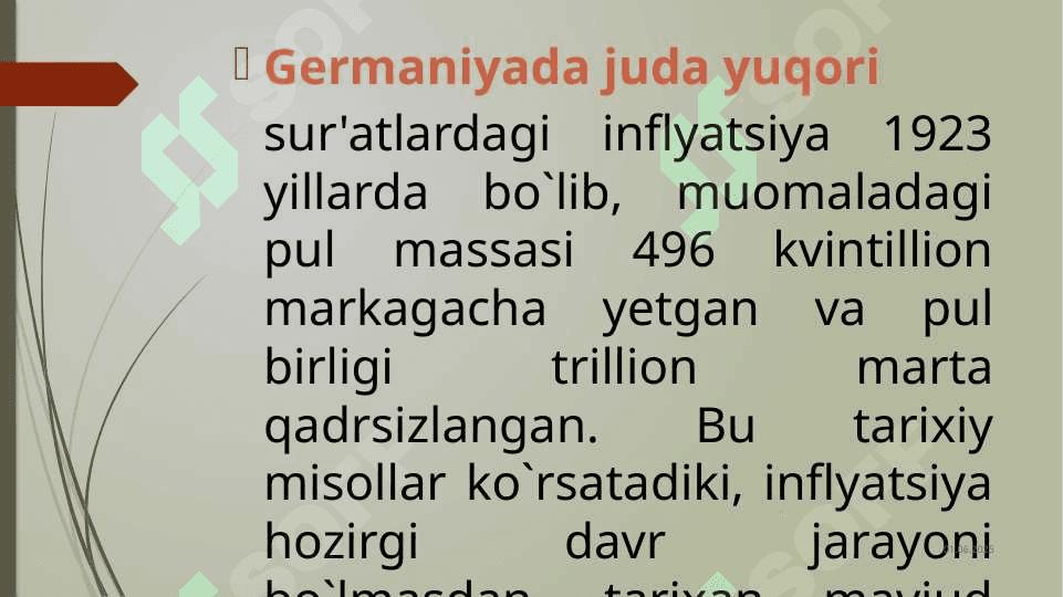 Pul va Inflatsiya 8