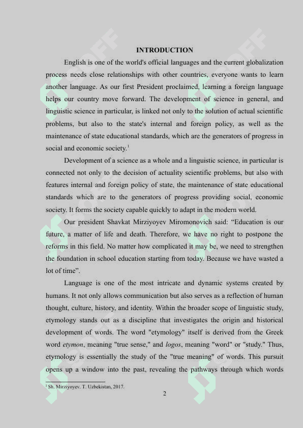 ETYMOLOGY OF ENGLISH WORDS 2