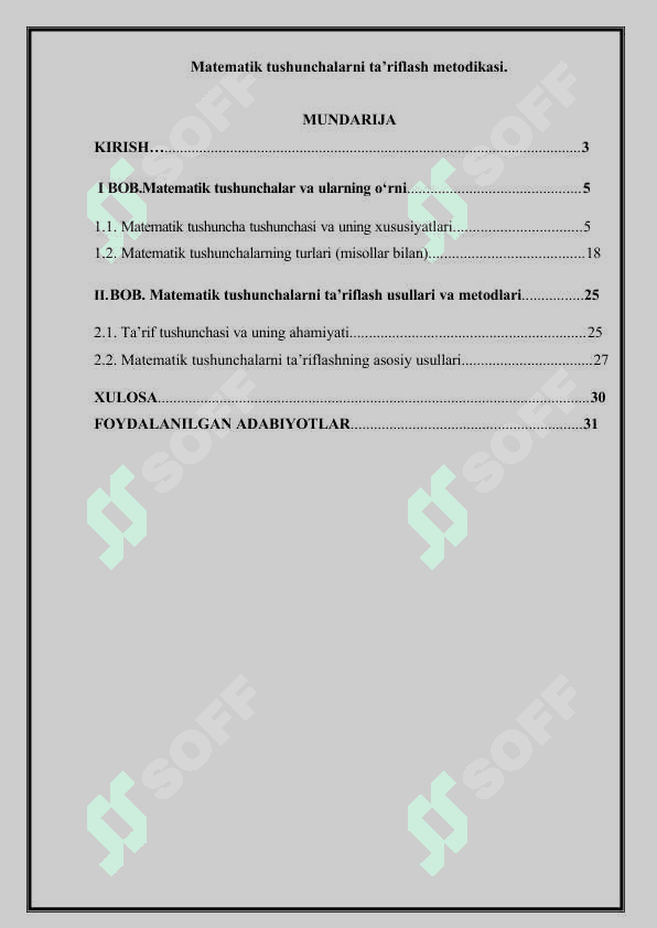Matematik tushunchalarni ta’riflash metodikasi 2