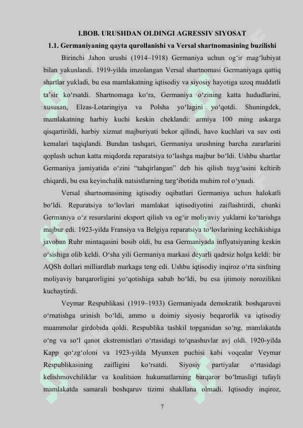 IKKINCHI JAHON URUSHI YILLARIDA GERMANIYA 7