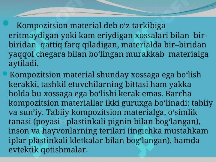 Kompozitsion materiallar 6
