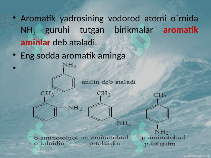 Aromatik aminlar 3