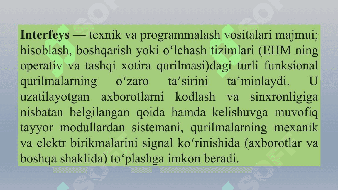 Interfeys tushunchasi,uning turlari 3
