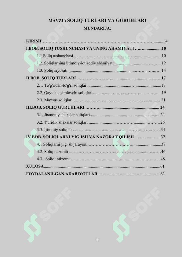 Soliq turlari va guruhlari 3