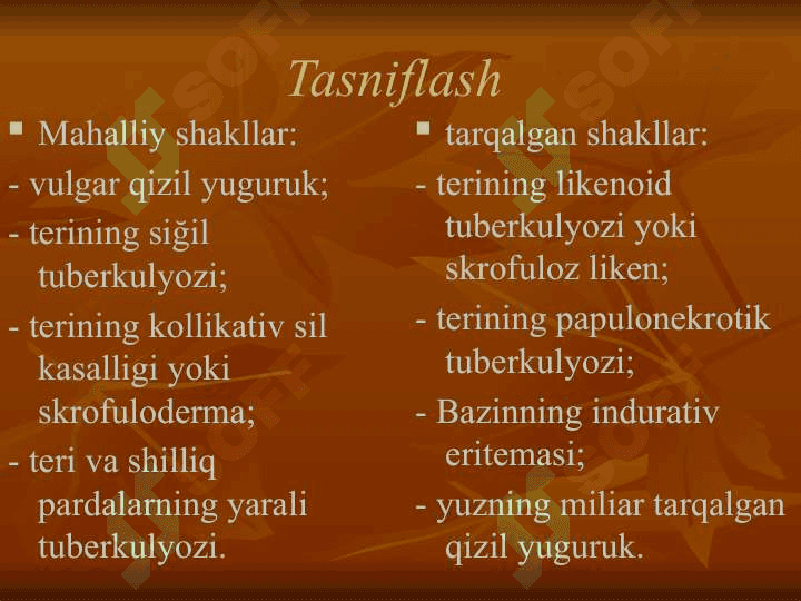 Teri sili va moxov (lepra) 8