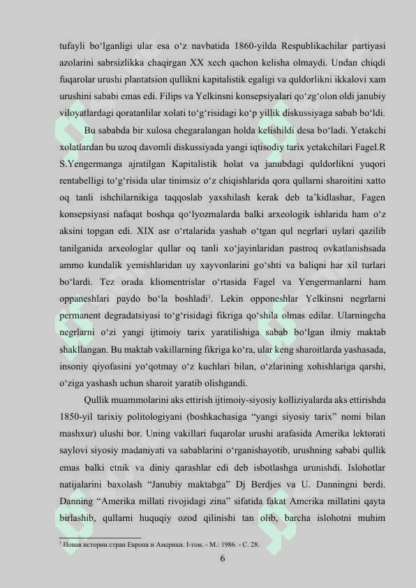 Aqshda Fuqarolar urushi 6