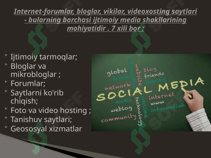 Ijtimoiy tarmoqlar 7