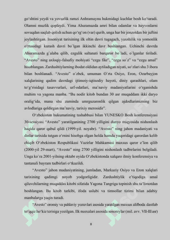 QADIMGI O‘ZBEKISTON ILK YOZMA MANBALARDA 8