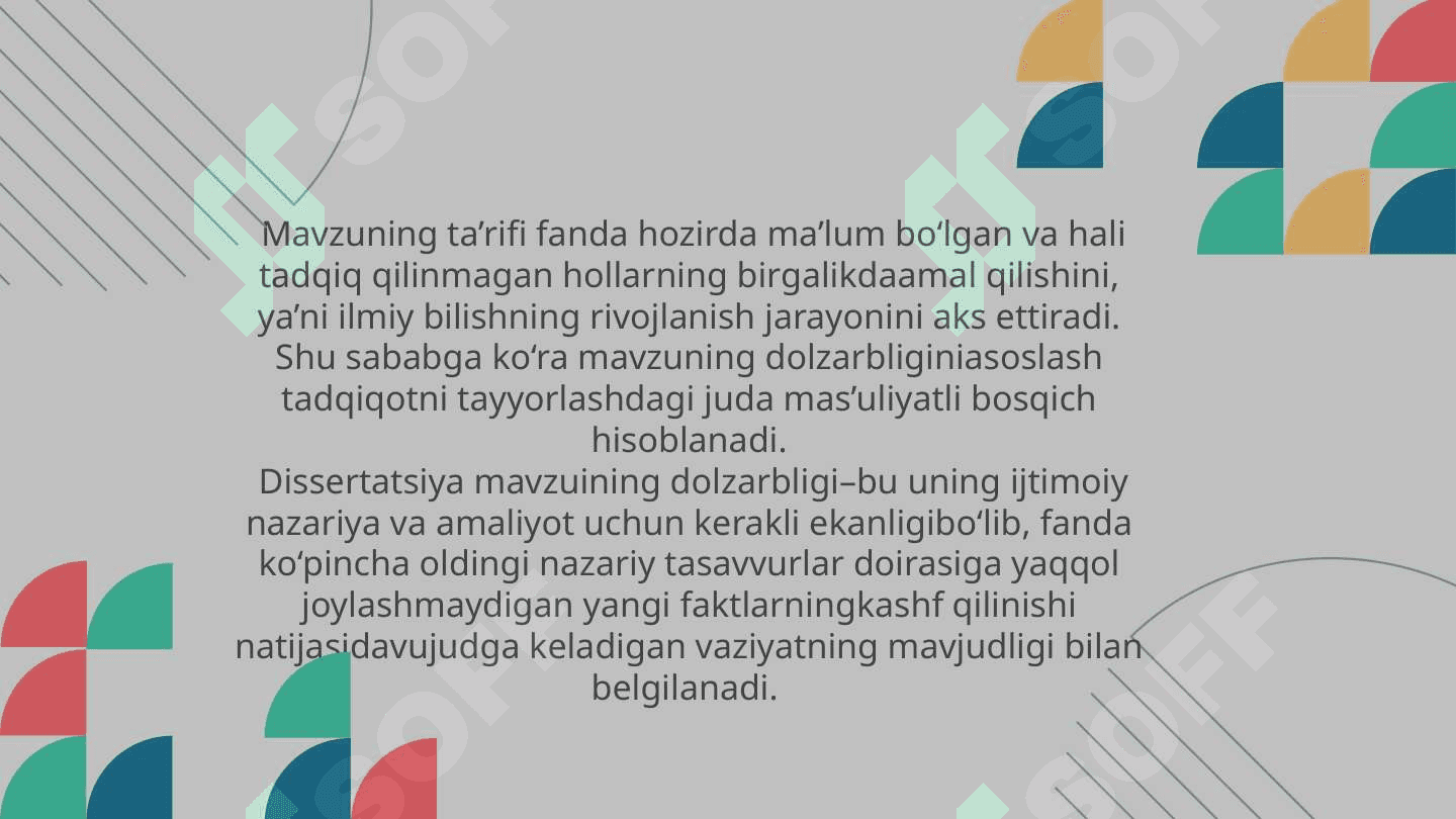 Pedagogik tadqiqotlarning dolzarbligini aniqlash 3