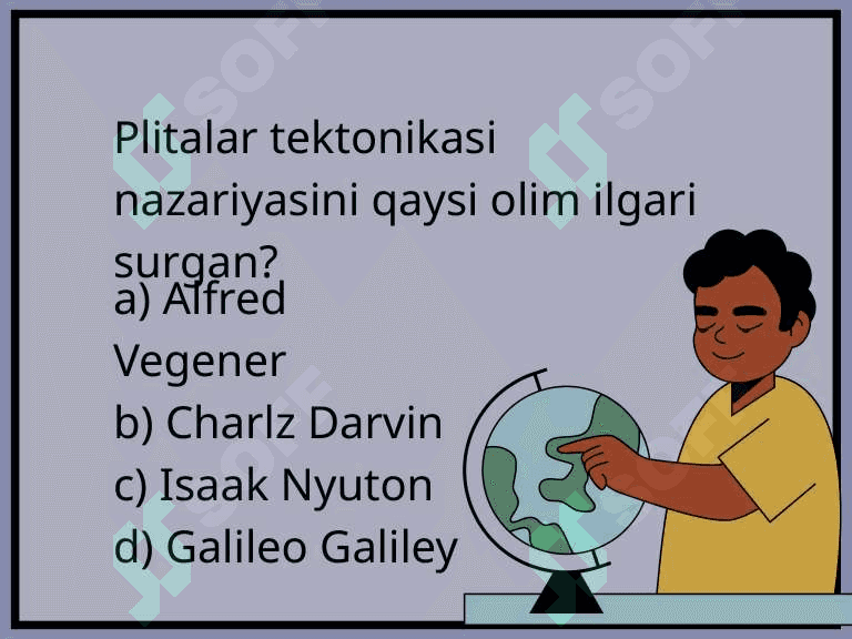 Plitalar TEKTONIKASI VIktorina 3