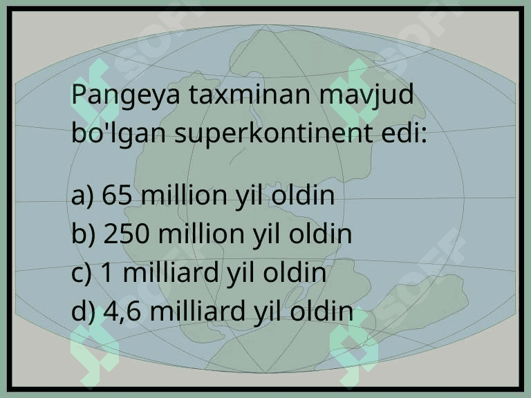 Plitalar TEKTONIKASI VIktorina 4