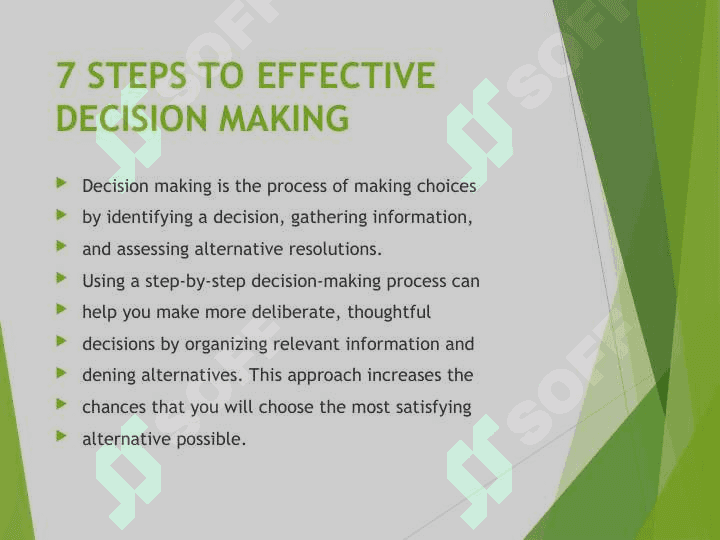 Personality and decisions-making 2
