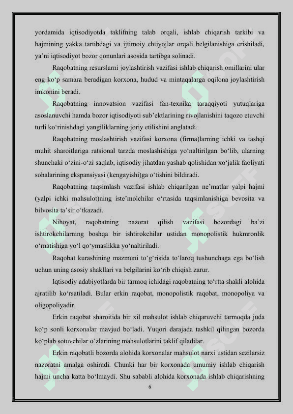 RAQOBATNING MAZMUNI VA MOHIYATI 6