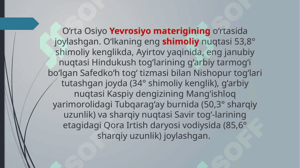 O'RTA OSIYO DAVLATLARI IQTISODIYOTI 3