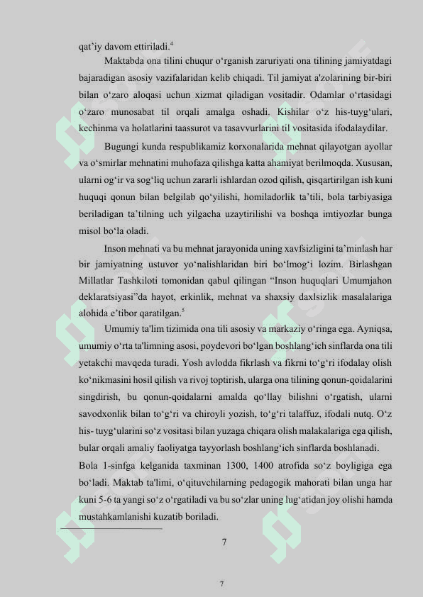 SAVOD O‘RGATISH TAYYORLOV DAVRI YOZUV DARSLARINI TASHKIL ETISH 7